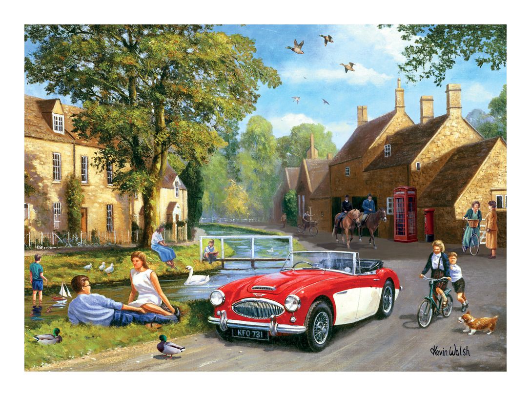 Nostalgia Collection: Cotswold Village 1000 Piece Jigsaw Puzzle